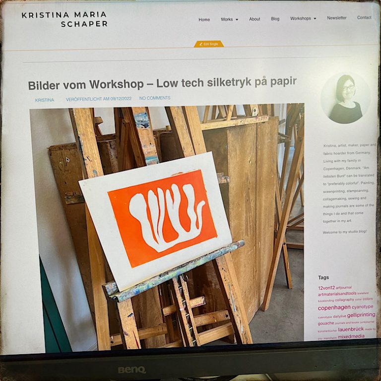 Neuer Blogpost Kristina Schaper